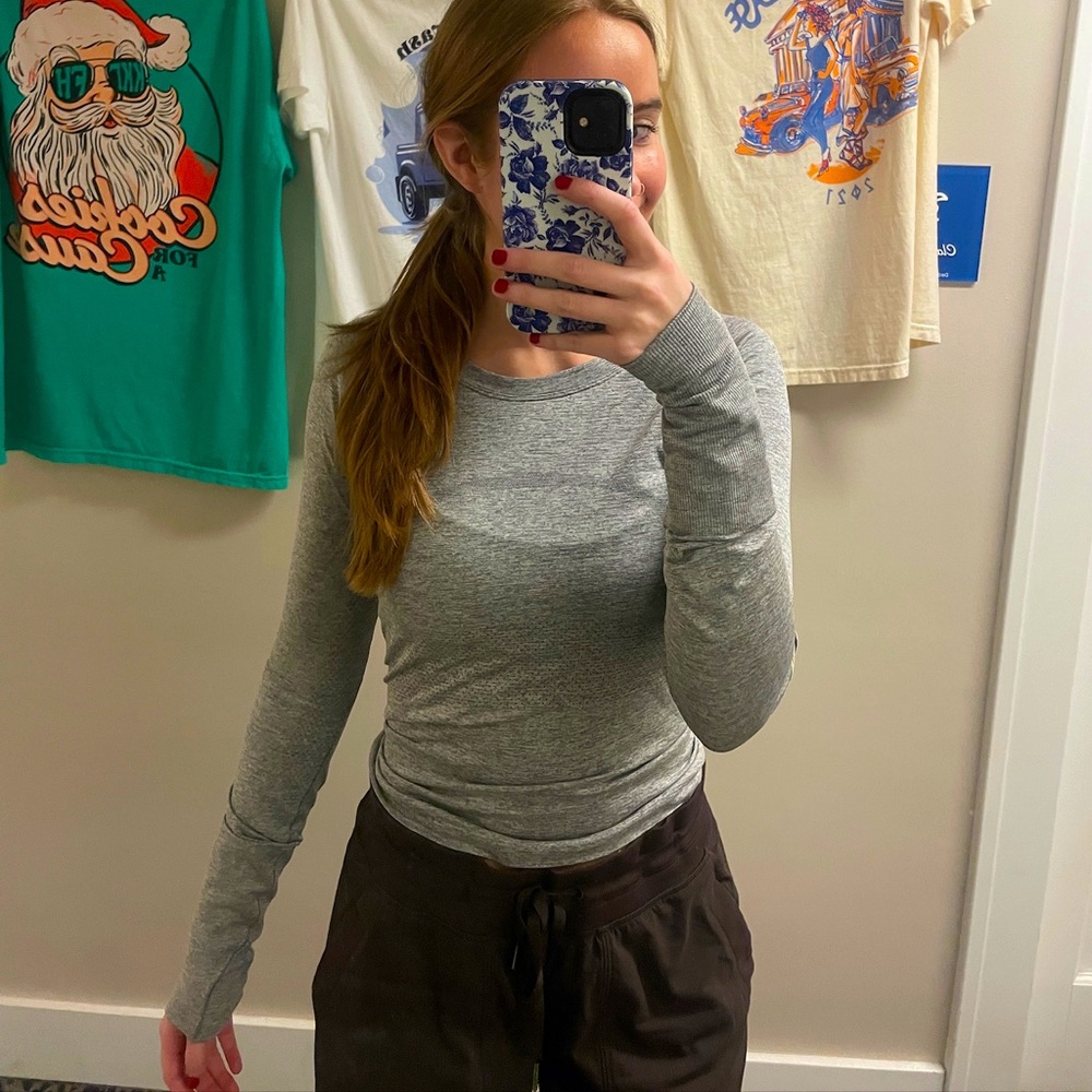 Swiftly tech Long sleeve crop 2.0 lululemon size 8